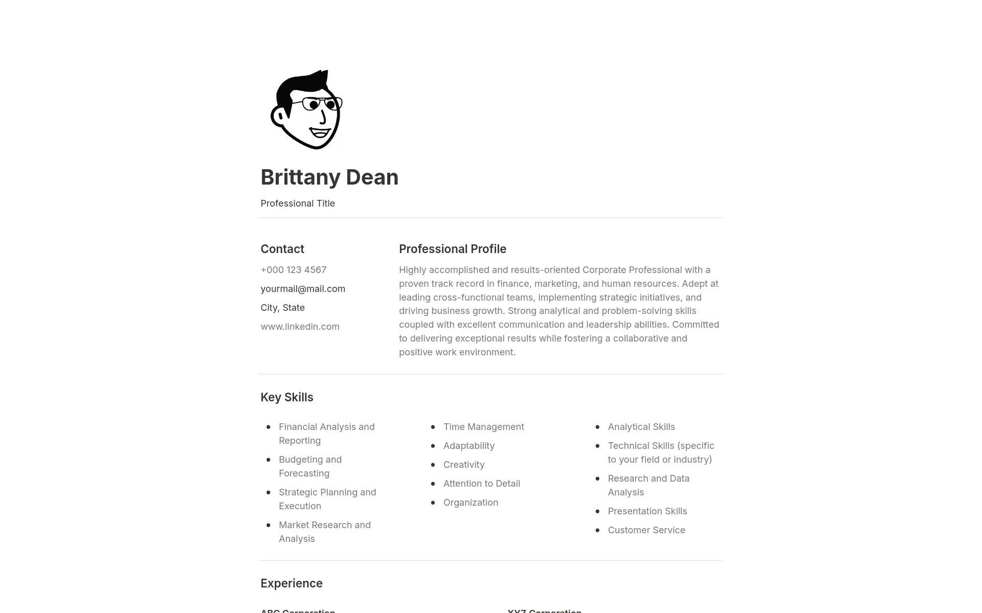 Modern Resume, Cover Letter & Reference List Pack